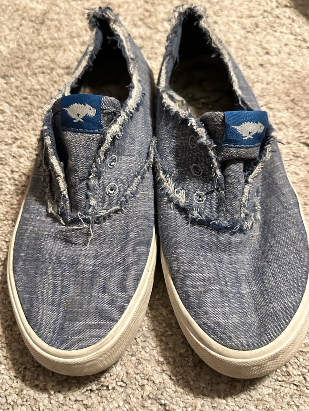 Rocket Dog Women's Slip-On Athletic Shoes Blue Chambray Size 8